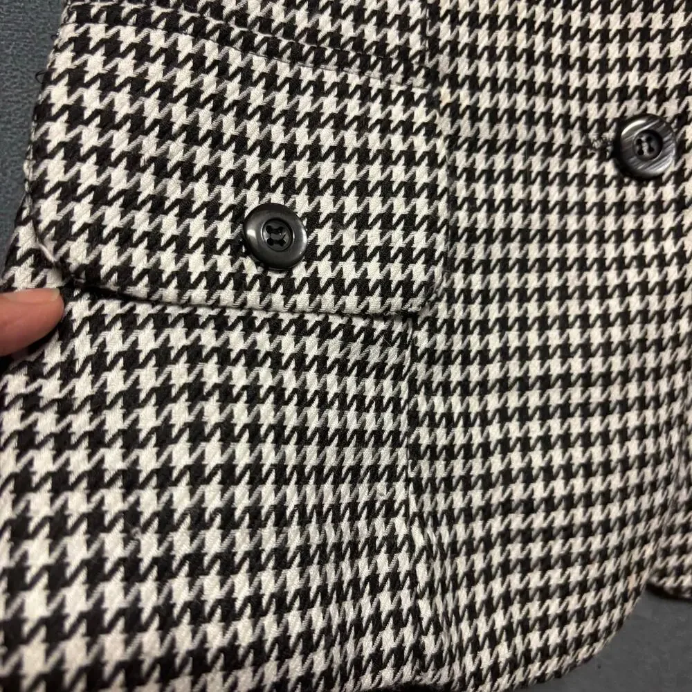 Vintage Melissa Lawrence Houndstooth Pantsuit Vest Set Office Comfy Vixen Size 6